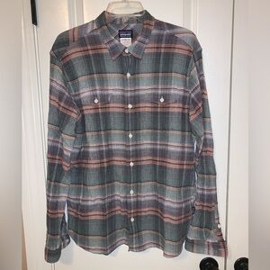 Patagonia Men's Green Plaid Shirt